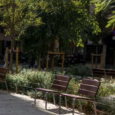 Obras de los proyectos de los nuevos ejes verdes. Eje Rocafort (Tramo: Av. de Roma – Aragón) y Eix Borrell (Tramo: Av. de Roma – Aragón) -  Ubicación: Barcelona