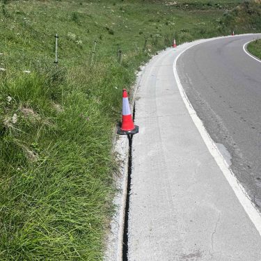 Extensión de la infraestructura de fibra óptica de la carretera GIP-5227, GIV-4011 y GIV-5262. (Girona) -  Ubicación:  Vidrà, Campelles y Pardines (Girona)