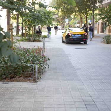 Obras de los proyectos de los nuevos ejes verdes. Eje Rocafort (Tramo: Av. de Roma – Aragón) y Eix Borrell (Tramo: Av. de Roma – Aragón) -  Ubicación: Barcelona