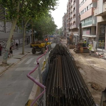 Mejora del sistema de drenaje del Paralelo Ronda de Sant Pau Vila i Vilà, en el Distrito de Sants Montjuïc. - Ubicación: el paralelo