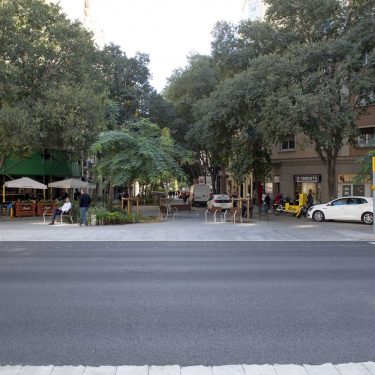 Obras de los proyectos de los nuevos ejes verdes. Eje Rocafort (Tramo: Av. de Roma – Aragón) y Eix Borrell (Tramo: Av. de Roma – Aragón) -  Ubicación: Barcelona